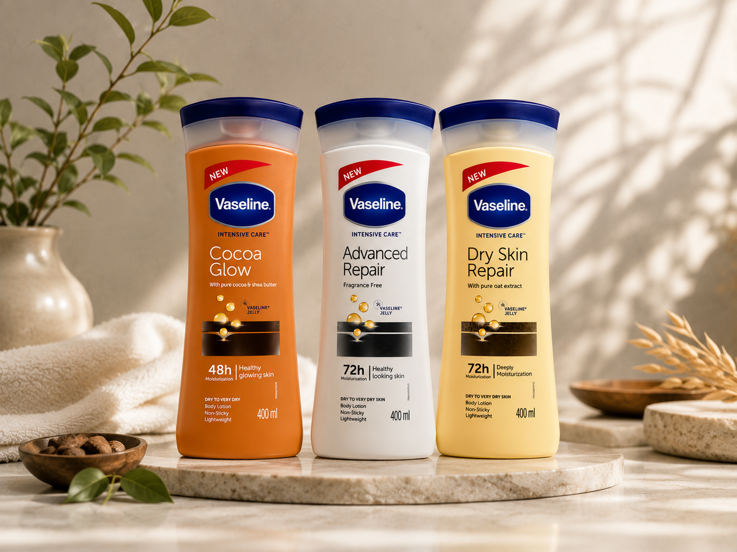لوسیون های بدن وازلین (vaseline)