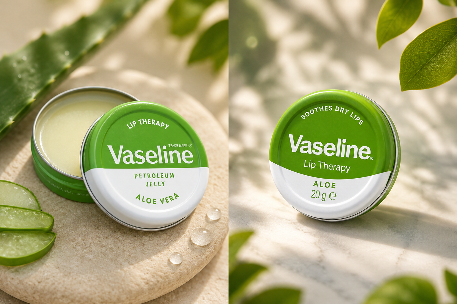 بالم لب سبز وازلین الویه ورا VASELHNE